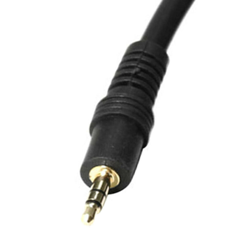 1.6ft Mic Cable Patch Cords - XLR Female to TRS Male 3.5mm Black Microphone