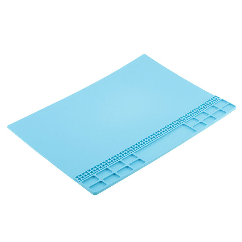 Cellphone Repair Mat Insulation Silicone Pad Maintenance Platform Light Blue