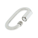 Stainless Steel 316 Quick Links Oval Carabiner Cable Shackle Connector 6mm