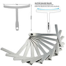Luthier Stainless Steel String Action Ruler & Understring Radius Gauge Set