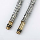 2x 60cm Flexible Braided Stainless Steel Faucet Hose Connector