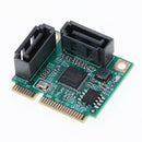 Dual Port SATA III Mini PCI-e Pci- Card For PC