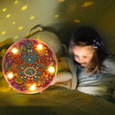 DIY Special Shape Drill LED Diamond Painting Light Palm Cross Stitch Lamp
