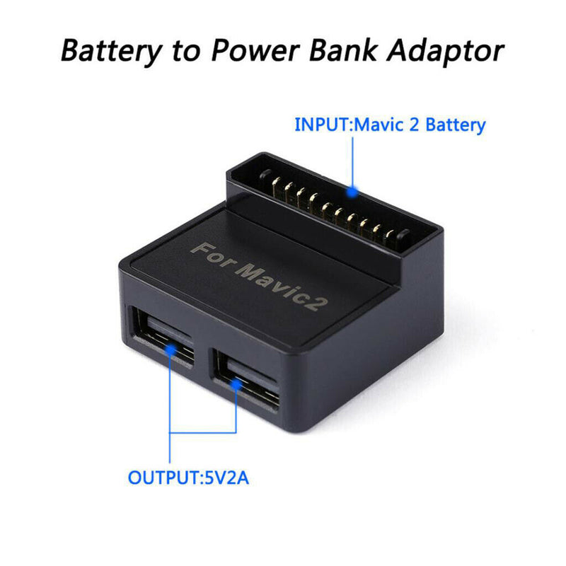 2 Ports Dual USB Balance Charger Charging Accessories for DJI Mavic 2 Pro