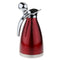 1.5L Stainless Steel Tea Water Pot Double-Wall Insulated Coffee Carafe Red