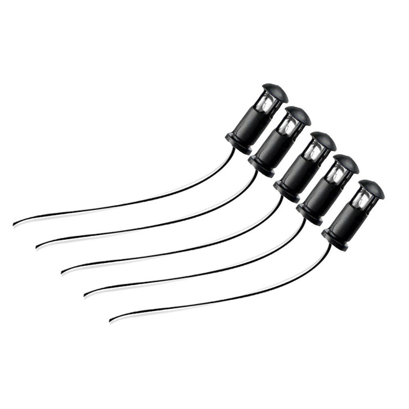 5pcs Railway Train Scenery Lamp Post Street Lawn Garden LED Lights DIY White