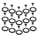 15x Fish Tank Feeding Food Tool Floating Square Feeder With Suction Cup Black