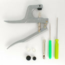 Plastic Snap Buttons Fasteners 15 Colors DIY Studs Tools w/ Clear Storage Boxes