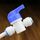 Ball Valve for RO Water Tank Quick Connect Fitting 1/4" Reverse Osmosis Filter