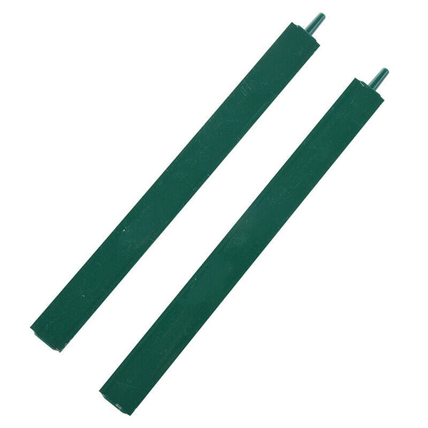 2 Pcs Fish Tank Air Bubble Aeration Bar 8" Green Blue C1J2