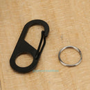 Mini Portable Stainless Steel Outdoor Snap Hook Buckle EDC Gear Carabiner Tool