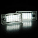 2PCS LED License Plate Lights Xenon White For Audi A3/S3 A4 B6 A4 B7 S4 B6 B7