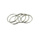 100pcs 18mm Steel Keyring Split Key Rings Steel Hoop Ring Loop DIY Findings
