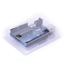 Transparent Plastic Case Cover Shell Enclosure Computer Box For Arduino  ^-T TO