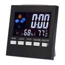 Digital LCD Alarm Clock Indoor /Outdoor Hygrometer Temperature Meter