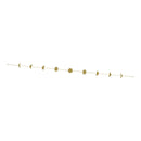 Christmas Party Decor Golden Shiny Garland 9pcs Wall Hanging Ornaments