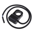 Waterproof 12V Motorcycle Aluminium 7/8" Headlight Switch with 3 Wire Black