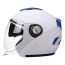Flip Up Motorcycle Helmets Dual Visor Sun Shield Full Face Helmet White