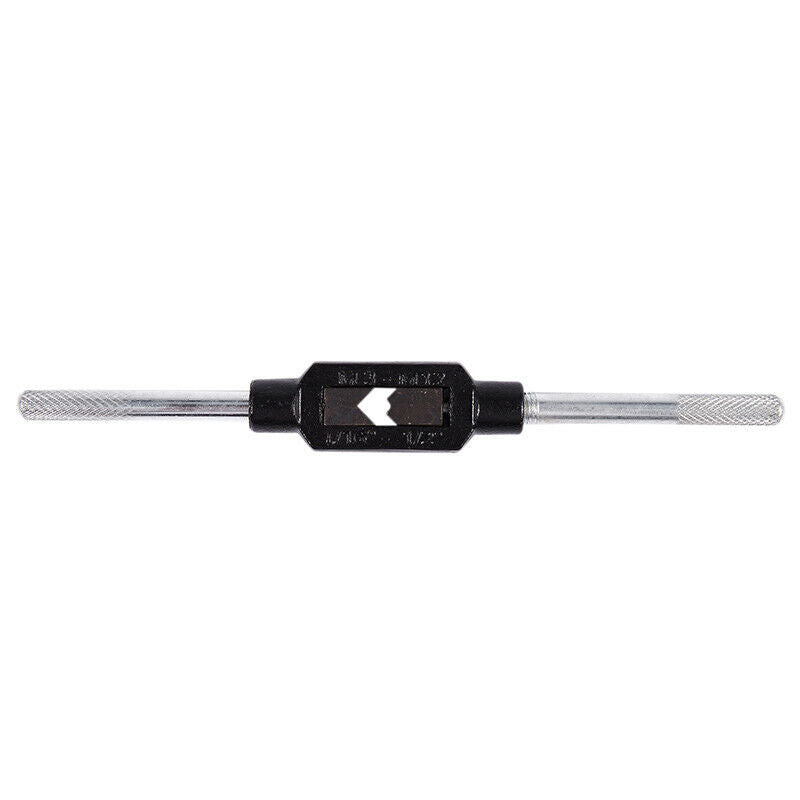 1/16"-1/2" Tap Capacity Non Slip Handle Adjustable Tapping Wrench B9C9