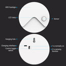 Round PIR Motion Sensor Hotel USB Rechargeable Children Bedroom LED Night Light