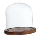 Display Glass Dome Cover Jar for Party Festival Wedding Xmas Decor_Brown E