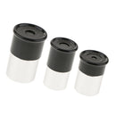 3Pcs Telescope Eyepiece Lens H12.5mm H20mm SR4mm 24.5mm Set for Astronomy