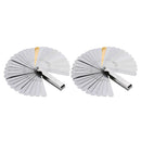 2 X Metric Stainless Steel Feeler Gauge And Fiddle Maker at