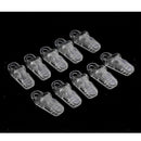 10 Pieces Plastic Tie Down Emergency Awning Set Tarp Clips Tent Clamp Clear