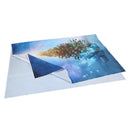 7x5ft Blue Sky Xmas Photography Backdrop Snow Christmas Tree Glitter Star S O6R3