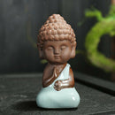Little Buddha Tea Pet Purple Clay Craft Tea Pet Tea Accessories,Chanting