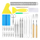 Set of 38 Professional Craft Vinyl Weeding Tools Set,Basic Vinyl Tool Kit for