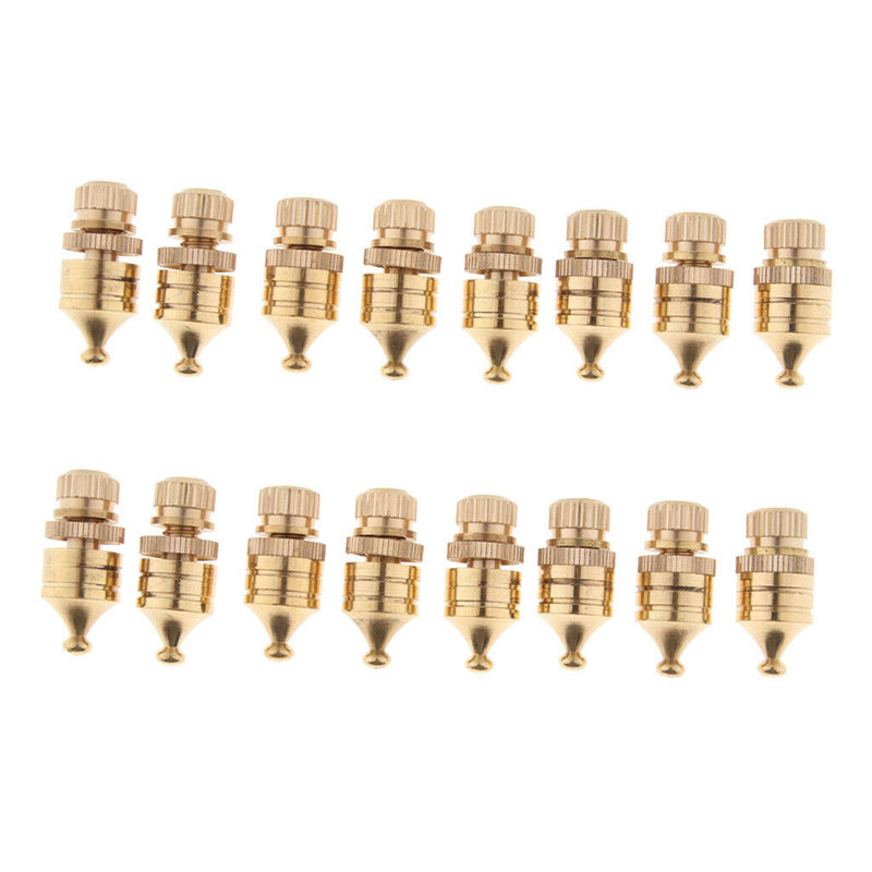 16 Pack Pure Copper Speaker  Stand Feet Cone Base Pads For Subwoofer