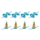 4 Pcs Crown Hat Dog Cat Party Cap Bowknot Headwear Pet Grooming Accessory