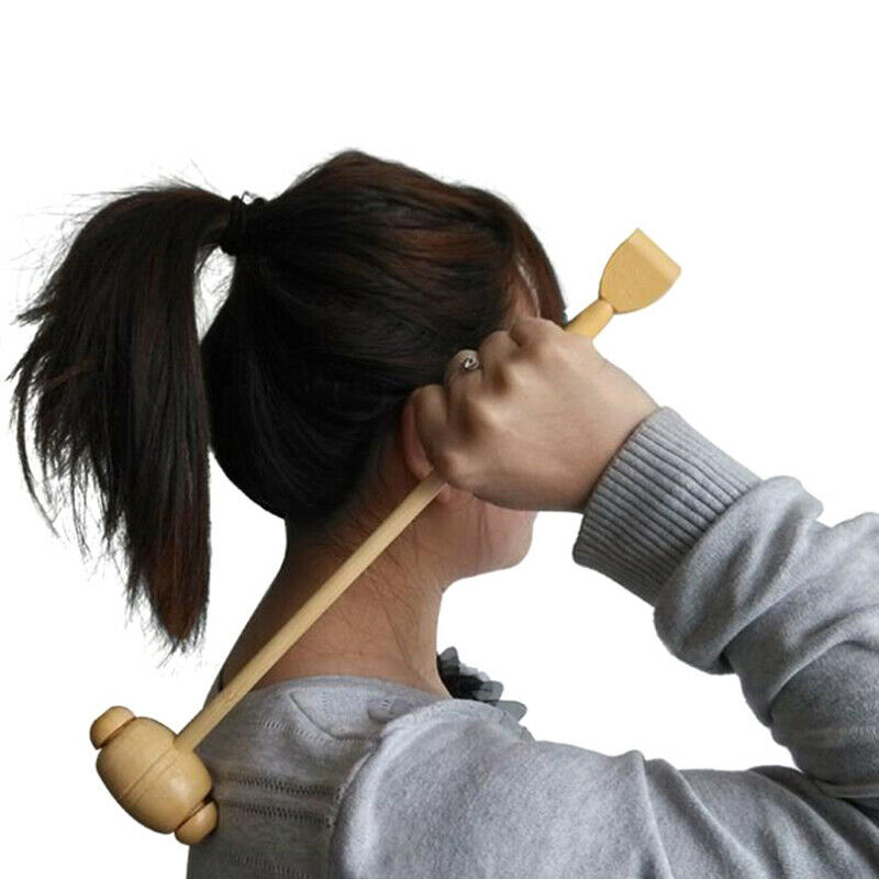 Multifunction Back Scratcher Scraper Massager Body Massage Hackle Itch Stick Bj