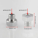 2 Pcs LS Series Hydraulic Sensor Adapter Oil Pressure Sensor Adapter QBM