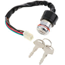 Ignition Switch Cylinder Lock for Suzuki GN 125 Scooter with Two Keys