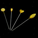 120 Piece Assorted Color Flower Leaves Hijab Scarf Shawl Pins Snag-Free Safety