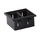 2xCar Boat Rocker Switch Panel Housing Holder Box Assembly ARB Type Black