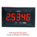 0.56 inch 0-5.0000mA Led 5 Bits High Precision Digital Amm eter Panel Curre