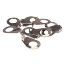 10PCS Guitar Knobs Pointer Plate  Knob Position Indicator for Guitar Bass chrome