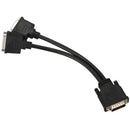 DMS-59 Male to 2 Dual Link DVI-I 24+5 Pin Splitter Adapter Cable Y2U1