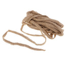 10m Natural Jute Burlap Braided Hessian Ribbon Embellishment for XMAS 12mm