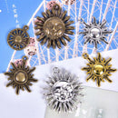 45Pcs/Set Alloy Mixed Sunlight Moon Charms Pendant Jewelry DIY Making Craft Gilj