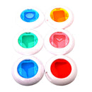 6Piece Camera Filter Lot Orange/Blue/Red/Green for Instax mini8/8+/9/7s/kt