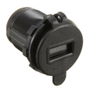 Car 4.2A Cigarette Lighter Socket Dual USB Charger Adapter LED Voltmeter 12V-24V