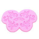 DIY Cake Border Silicone Mold Flower Vine Fondant Cake Decor Baking Mould 3C