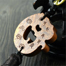 Rose Wood Carved Chinese Dragon Carp Statue Car Pendant Amulet Sculpture Wooden