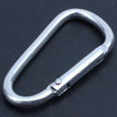 Carabiner Spring Clip Snap Clasp Hook 45mm Carabina Keychain Camping,20pcs  K9P8