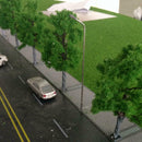 10pcs Mini Railroad LED Light Micro Landscape Lamppost Layout 1:200 Scale