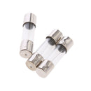 50pcs Fast-blow Glass Fuses Assorted Kit Amp 0.25A - 6.3A 5x20mm 250V